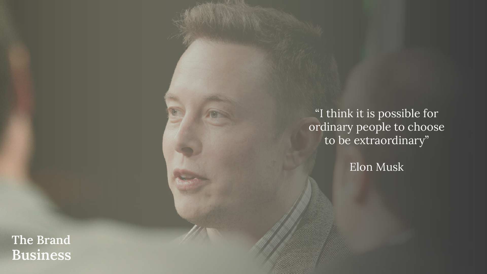 i think it is possible for ordinary people to choose to be extraordinary