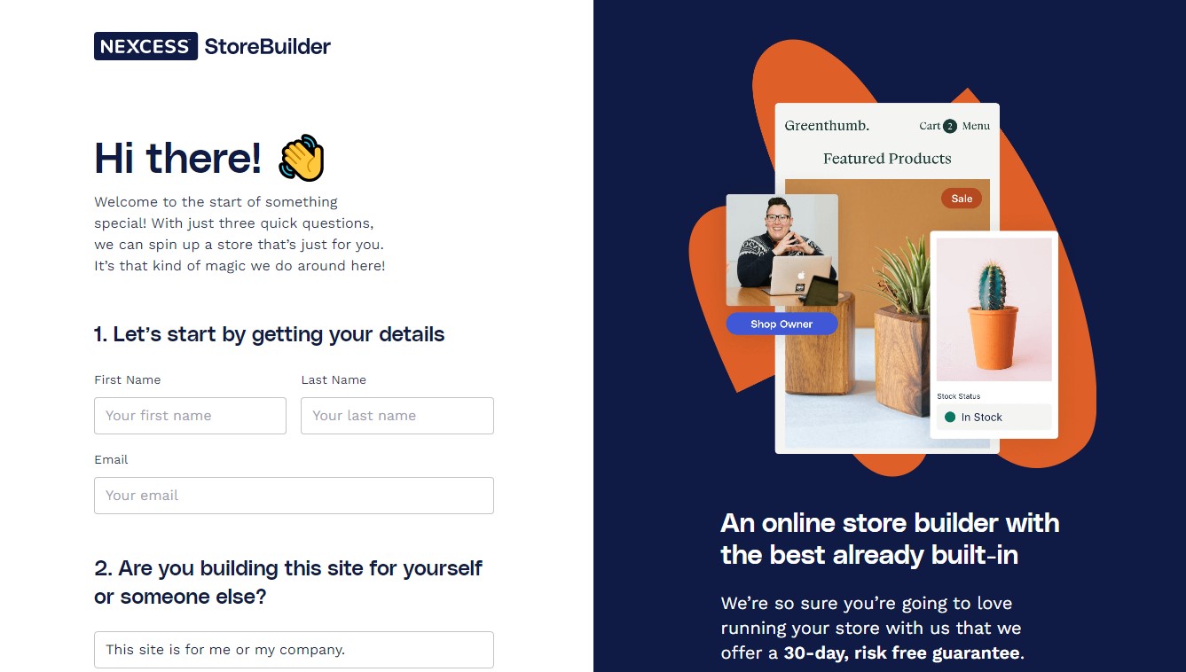 Nexcess storebuilder ecommerce builder