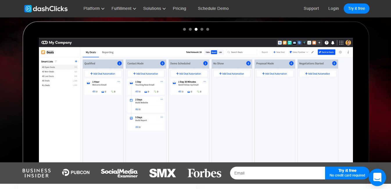 Dashclicks project management software