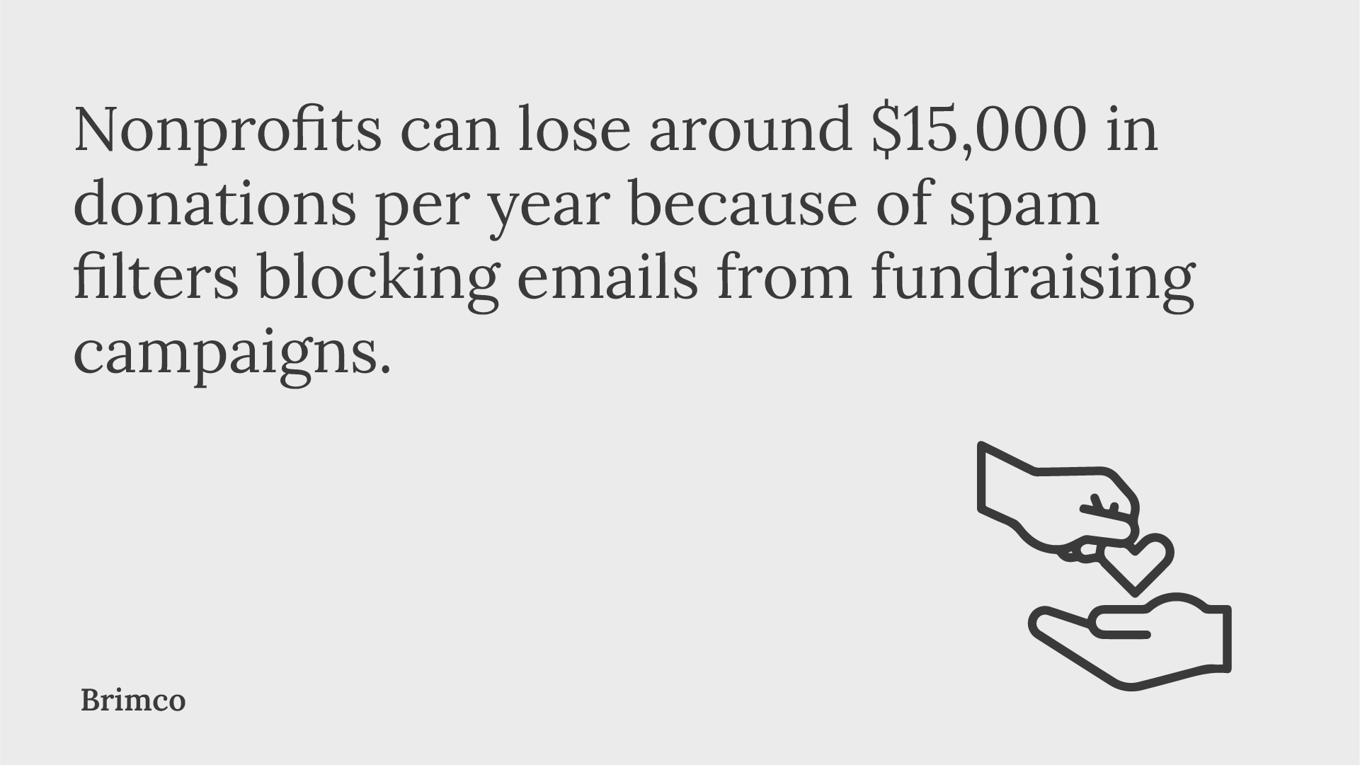 Nonprofits can lose around $15000 in donations