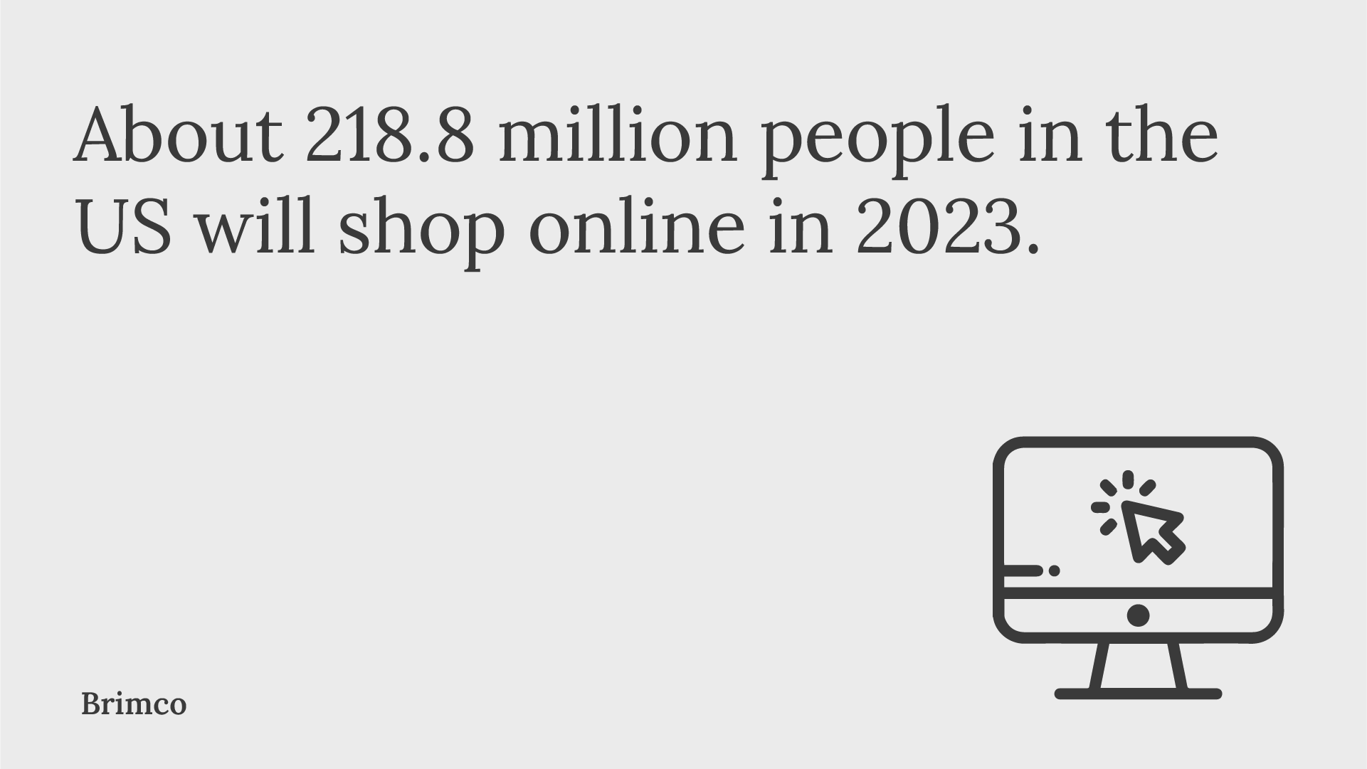 People in the us will shop online in 2023