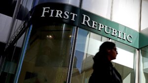 First republic bank falls