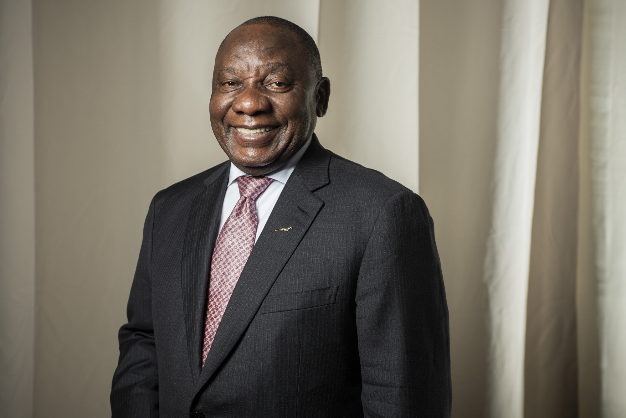 South African President Cyril Ramaphosa