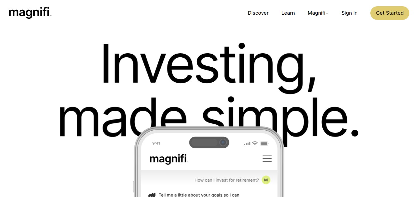 Magnifi ai designed to help you invest