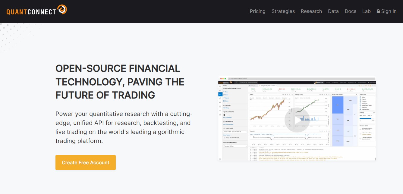 Quantconnect quantatative research