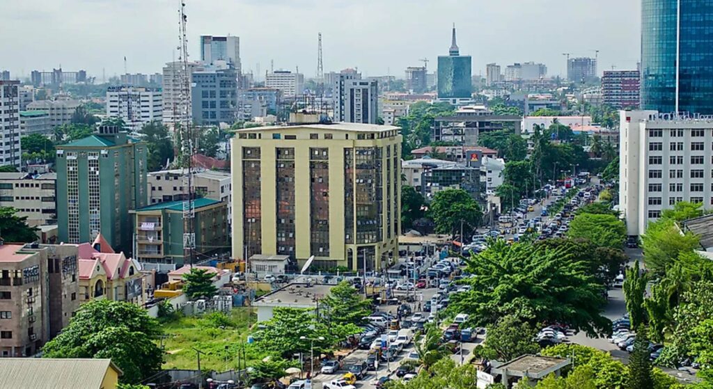 A scene from lagos nigeria