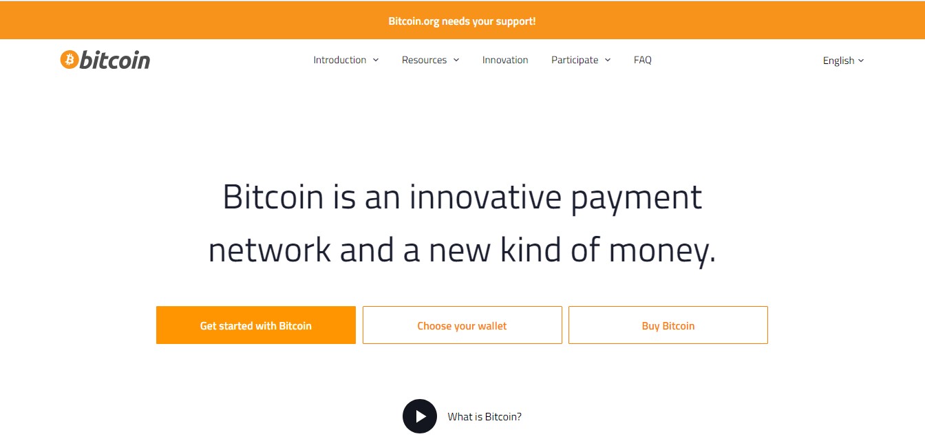 Bitcoin website