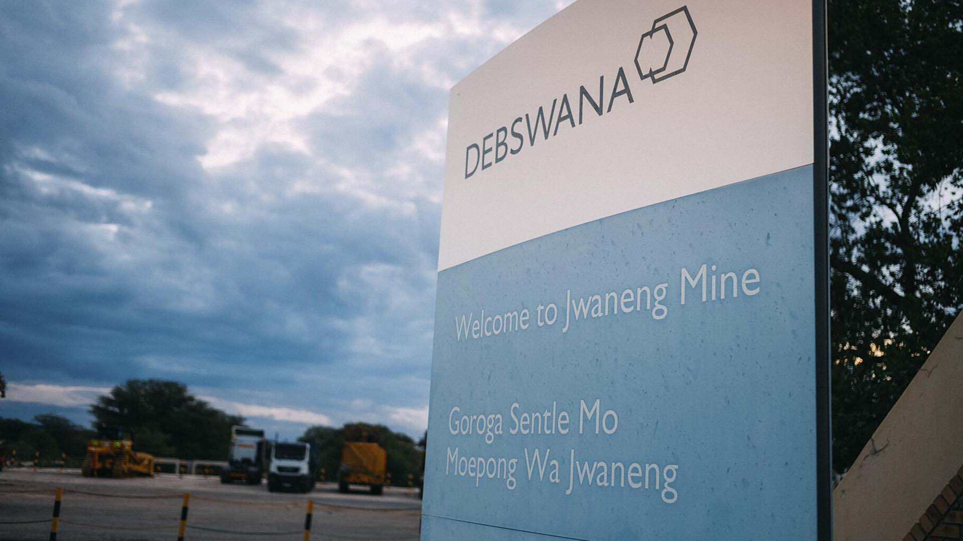 Jwaneng mine entrance