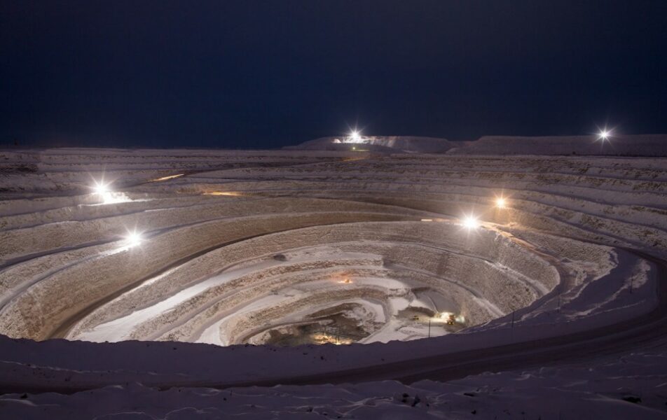 Nyurba open pit mine yakutia