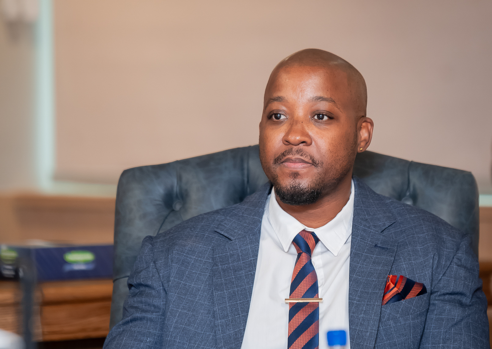 Minister of Health Dr. Stephen Modise Attends Swearing-In Ceremony | Brimco Dr Stephen modise botswanas minister of health seated at the swearing in ceremony of new cabinet ministers