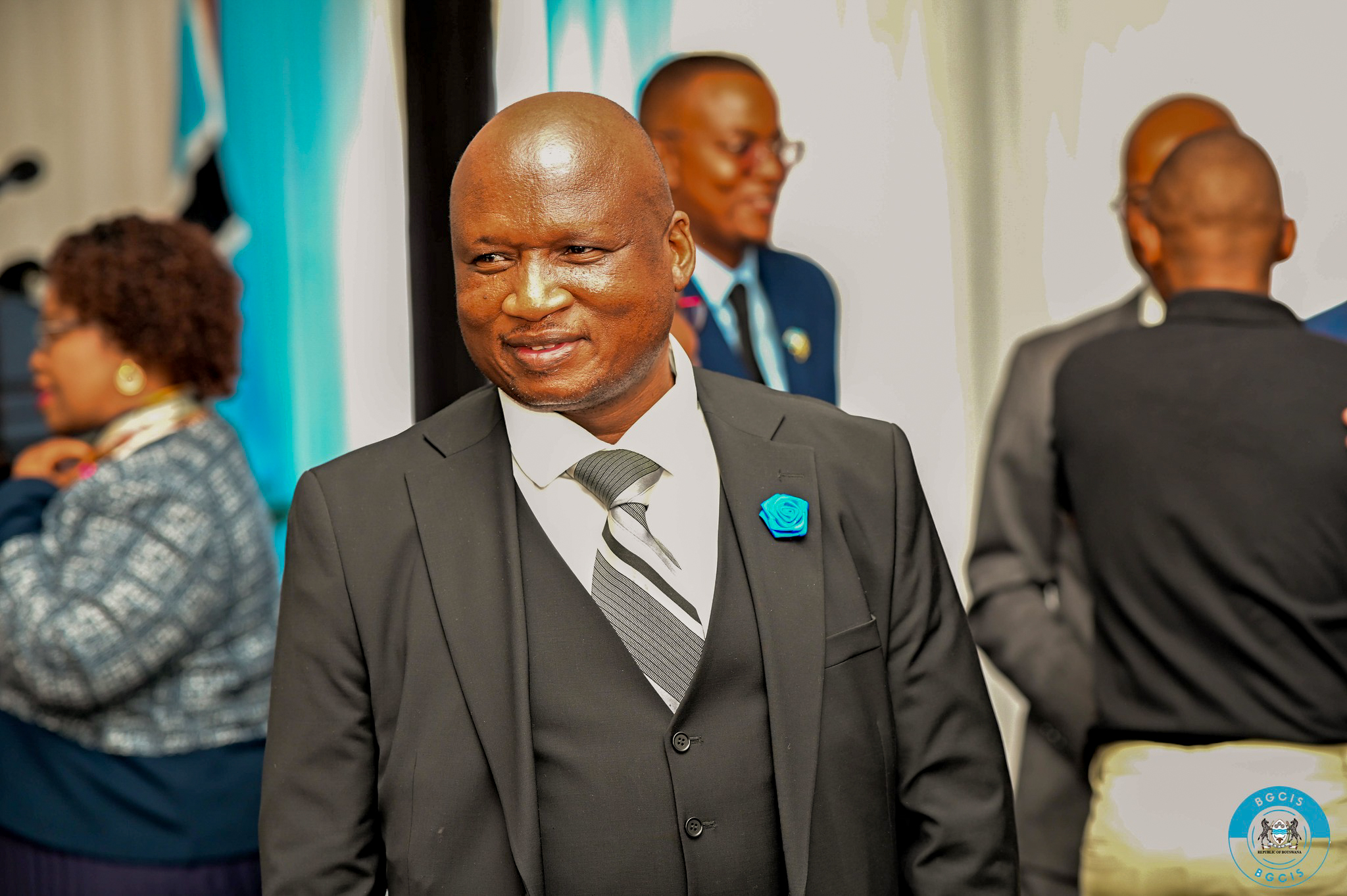 Onnetse Ramogapia Appointed as Minister of Water and Human Settlements | Brimco Minister onnetse ramogapia of water and human settlements during the swearing in ceremony for botswanas new cabinet ministers