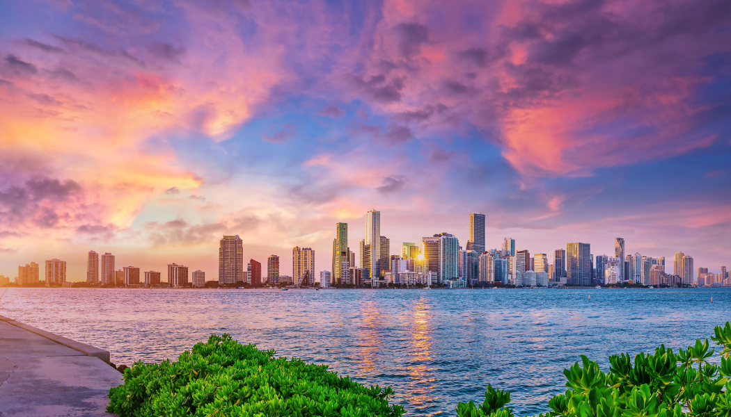 Scenic skyline of a modern city at sunset symbolizing one of the best cities for startups and innovation