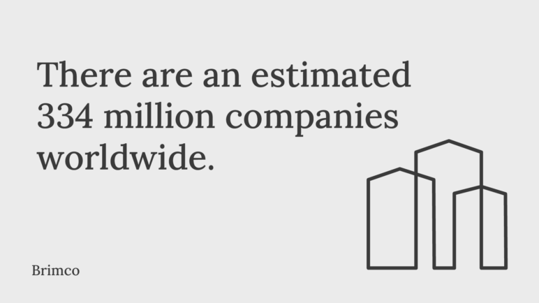334 million companies worldwide