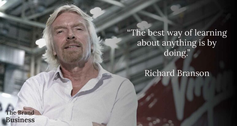 Richard Brands doing Quote Business on wallpaper