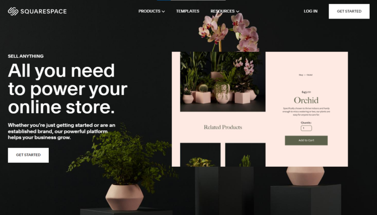 Squarespace ecommerce