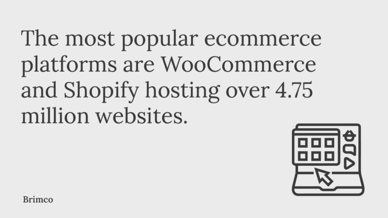 The most popular ecommerce platforms