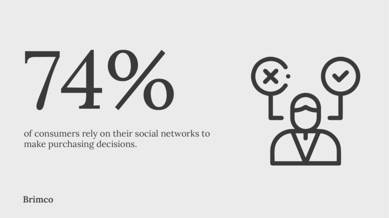 consumers rely on their social networks to