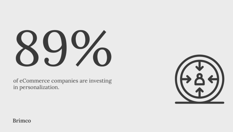 eCommerce companies are investing in personalization