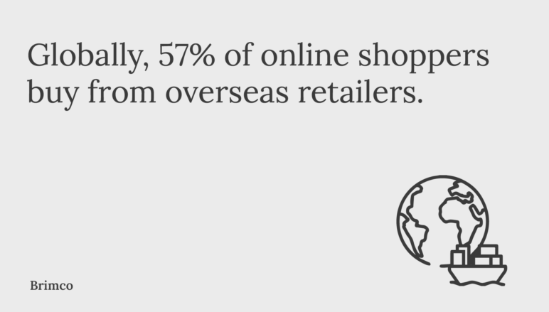 online shoppers buy from overseas retailers