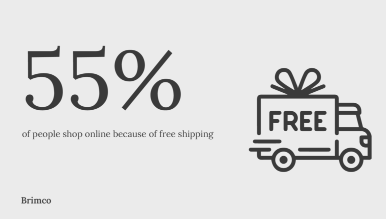 people shop online because of free shipping